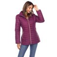 thumbnail image 1 of White Mark Manteau Matelassé pour Femme, 1 of 6