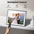 thumbnail image 4 of Dragon Touch Digital Picture Frame - 19 Inch WiFi Large Digital Photo Frame with 64GB Storage FHD Screen Easy Setup to Share Photos or Videos Remotely via Vphoto App from Anywhere(Not Touchscreen), 4 of 5