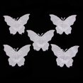 thumbnail image 2 of Abbracc 5Pcs Embroidered Butterfly Applique Patch for Tulle s Bridal Wedding Dress, 2 of 9