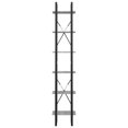 thumbnail image 3 of vidaXL 6-Tier Book Cabinet Concrete Grey 40x30x210 cm Engineered Wood, 3 of 5