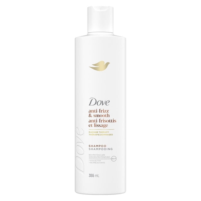 Dove Shampoo Anti-Frizz & Smooth Bio-Protein Care + Shea Butter, 355 ml