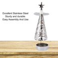 thumbnail image 3 of Stainless Steel Rotating Candle Holder with Tray for Romantic Home Decor and Special Occasions Tabletop Candlestick Set for Christmas Weddings Parties, 3 of 8