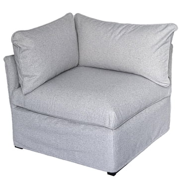 Ensemble modulaire de fauteuils d'angle Lanai, gris