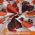 thumbnail image 4 of Nappe Rectangulaire d'Automne 60x120 Pouces Citrouilles et Dindes - Nappe de l\'Action de Grâce Lavable et Résistante aux Plis pour Souper/repas de Récolte d'Automne Fête Banquet Housse de Table des Fêtes, 4 of 6