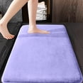 thumbnail image 4 of 47in Extra Large Corals Fleece Bath Mat Soft Shaggy Bathroom Rug Non-Slide Latex Backing Absorbent Quick Dry Machine Washable Floor Carpet for Bathtub Shower Sink Doorway Home Decor, 4 of 8
