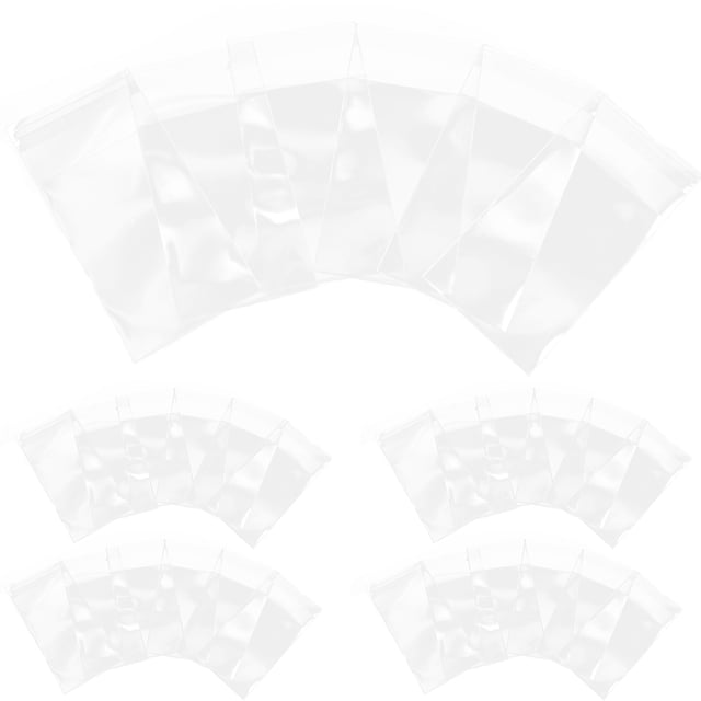 Milisten 100pcs Transparent Trading Cards Film Holographic Card Sleeves Card Protectors