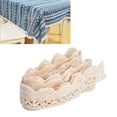 thumbnail image 3 of LHCER Lace Ribbon DIY Cotton Net 2cm Width 20 Yards Elegant Fabric Lace Trim for Curtain Clothes Tablecloth Gift Package,Craft Lace Ribbon,Lace Trim, 3 of 8