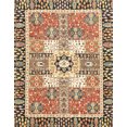 thumbnail image 1 of Ahgly Tapis Rectangulaire Abstrait Intérieur Marron Sienne Foncé, 4 Pieds x 6 Pieds, 1 of 6