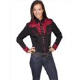 thumbnail image 1 of Scully PL-654-CRI-XS Womens Western Shirt - Crimson, Extra Small, 1 of 1