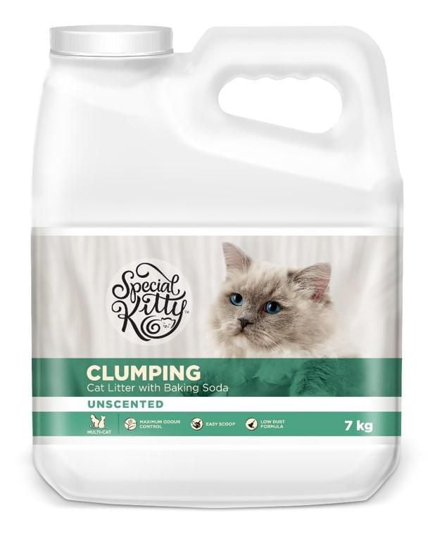 Special Kitty Clumping Unscented Cat litter 7kg Jug