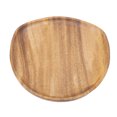 thumbnail image 1 of Modern and Personalized Walnut Wood Dinner Plate, Easy Cleaning & Lightweight for Desserts, Snacks, Fruits,Unique Japanese Style, Suitable for Tea, Reusable and, 1 of 7