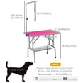 thumbnail image 3 of PawHut Table de Toilettage pour Chien avec Bras de Toilettage à Hauteur Réglable de 8 à 39 Pouces, 3 of 10
