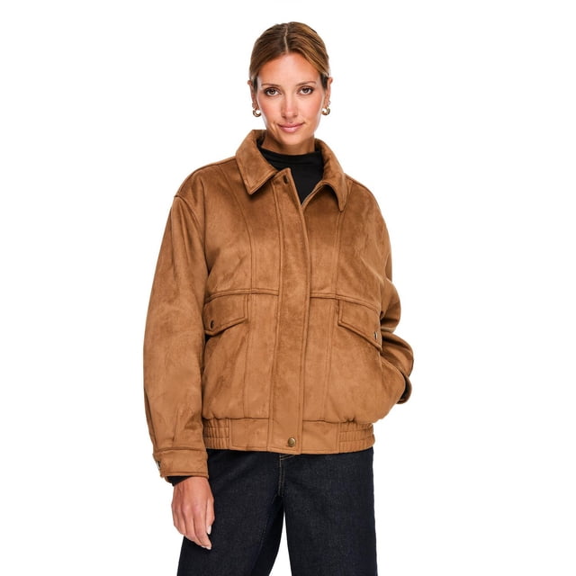 Veston aviateur ample George pour femmes