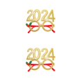 thumbnail image 3 of VONKY 2024 Glasses Frame Accessory For Every Occasion Party Supplies Funny Shape gold 2Set, 3 of 6