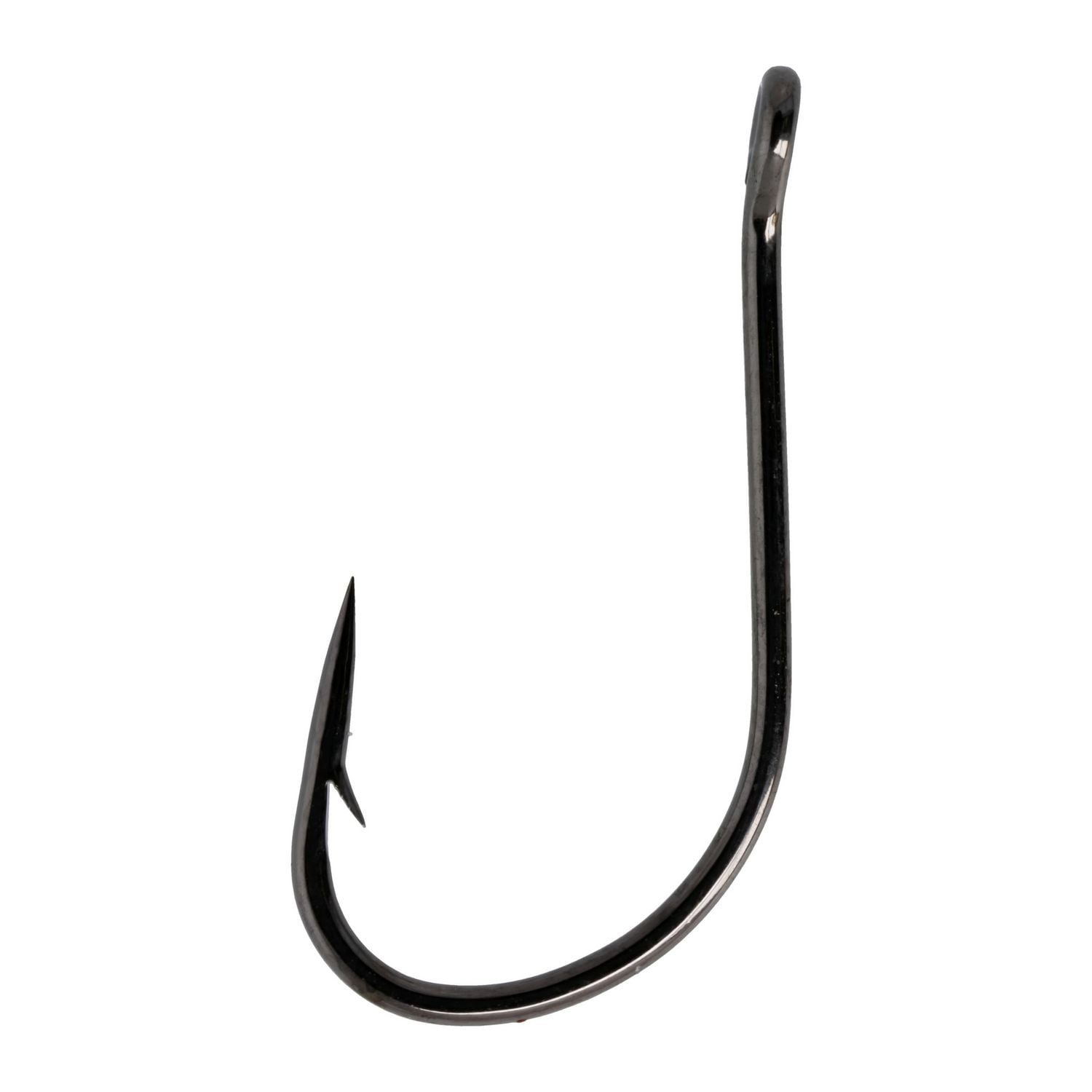 Eagle Claw QL6PGH-2 Laser Sharp Drop Shot Hook, Platinum Black finish, 10 hooks/pack