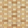 thumbnail image 1 of Ahgly Company Tapis d'Intérieur Carrés Abstraits Orange Tapis de Zone Abstraits, 8 Pieds Carré, 1 of 6