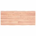 thumbnail image 1 of vidaXL Table Top Light Brown 120x50x(2-6)cm Treated Solid Wood Live Edge, 1 of 7