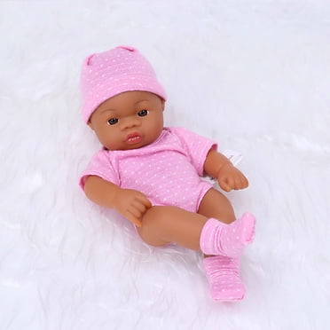 EGNMCR Décoration de Chambre, Décoration de Maison, Décoration Murale Poupées Bébé Nouveau-Né Souples de 7,87 Pouces Poupées Bébé en Vinyle avec Ensemble de Vêtements Incluant une Sucette Poupée Réaliste Aspect Réel Poupée Poupée