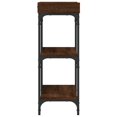 thumbnail image 3 of vidaXL Table Console avec Étagères Chêne Brun 75x30x80 cm, 3 of 5