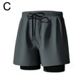 thumbnail image 1 of Maillot de Bain avec Doublure de Compression Extensible pour Hommes Séchage Rapide 2, 1 of 9
