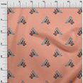 thumbnail image 2 of oneOone Cotton Poplin Fabric Bird Block Print Fabric By The Yard 56 Inch Wide, 2 of 4