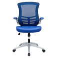 thumbnail image 2 of Modway Chaise de Bureau en Maille Attainment, Réglable de 18 à 22 Pouces, Bleu, 2 of 11