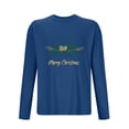 thumbnail image 4 of Pyjamas de Noël pour Hommes Pyjamas de Sport et D\'entraînement Physique pour Hommes T-Shirt Imprimé de Noël à Manches Longues et Col Rond pour Hommes, 4 of 4