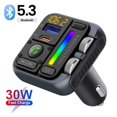 thumbnail image 1 of LOLOAGO Bluetooth 5.3 FM Transmitter Handsfree Car MP3 Player Stereo Wireless Modulator PD30W Quick Charge QC3.0 U Disk Player, 1 of 4