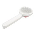 thumbnail image 1 of Cat Slicker Brush, Ergonomic Handle Pets Comb Brush Tool One Button Self  Easy To   For Home For Cats Pink, 1 of 8
