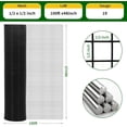thumbnail image 4 of EastVita Hardware Cloth Chicken Wire Fence, Galvanized Steel Mesh Roll, Black, 4 of 7