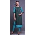 thumbnail image 2 of Bimba Robes Tuniques Droites pour Femmes Imprimé Kurta d'Été, 2 of 6