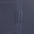 thumbnail image 2 of Channing 2 Door Accent Cabinet-Mesh Metal Locker, Navy, 2 of 9
