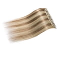 thumbnail image 3 of 100 % Remy Extensions de Cheveux Humains 3/4 Tête Complète Soyeuse Droite, 3 of 6