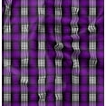 thumbnail image 1 of Soimoi Purple Rayon Fabric Plaid Check Fabric Prints By Yard 42 Inch Wide, 1 of 5