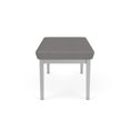 thumbnail image 5 of Lenox Steel Reception Waiting 2-Seat Bench / Silver Steel / Light Gray, 5 of 5