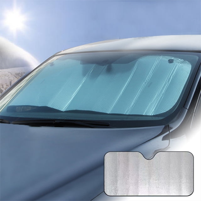 YIMWNYI Car Sunshade Sunscreen Heat-insulating Curtain, UV Protection Windshield Cover, Reduces Heat, Universal Fit, Compact Storage, Durable Design, Reflective Sun Block