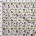 thumbnail image 4 of oneOone Polyester Spandex Brown Fabric Earth Craft Projects Decor Fabric Printed By The Yard 56 Inch Wide, 4 of 4