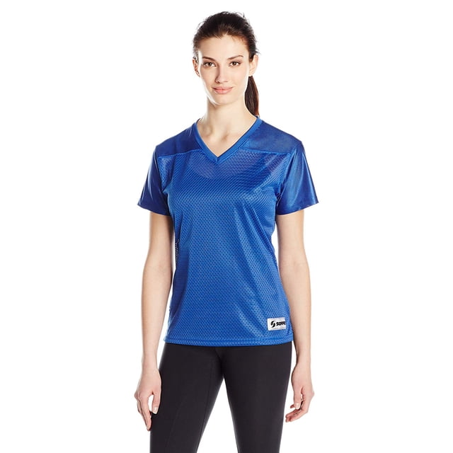 Soffe T-Shirt de Football en Maille à Manches Courtes pour Femmes - 4692V