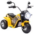 thumbnail image 1 of Aosom 6V Kids Electric Motorcycle, Battery Powered Ride-On Dirt Bike Yellow, 1 of 9