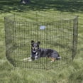 thumbnail image 2 of MidWest Black Exercise Pen No Door 8 Panel, 2 of 7