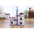 thumbnail image 2 of Prevue Pet Kitty Power Paw's Plush King's Court Multi-Level Cat Tree With Condos, 2 of 3