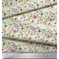 thumbnail image 4 of Soimoi Velvet Fabric Leaves & Floral Artistic Printed Fabric 1 Yard 58 Inch Wide, 4 of 4