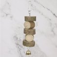 thumbnail image 4 of Wood Hamster Toy, Small Pet Toy, Swing Biting String Jumping Platform For Mice Reptiles Hamsters Chinchillas, 4 of 8