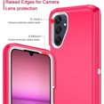thumbnail image 2 of Petocase for Samsung Galaxy A15 5G Case,Shockproof Dust/Drop Proof 3-Layer Protection [Without Screen Protector] Rugged Heavy Duty Durable Cover Case,Pink/White, 2 of 7