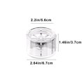 thumbnail image 3 of Dvruxg Furniture Risers Round Bed Risers Heavy Duty 4 Inch Adjustable Bed Lifts Risers for Bed Frame Desk Table Sofa Chair Riser, 3 of 5