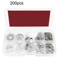 thumbnail image 1 of 910 Pcs/200 Pcs Entretoise Plate en Acier Inoxydable Kit de Fixation pour Laveuse en Métal, 1 of 7