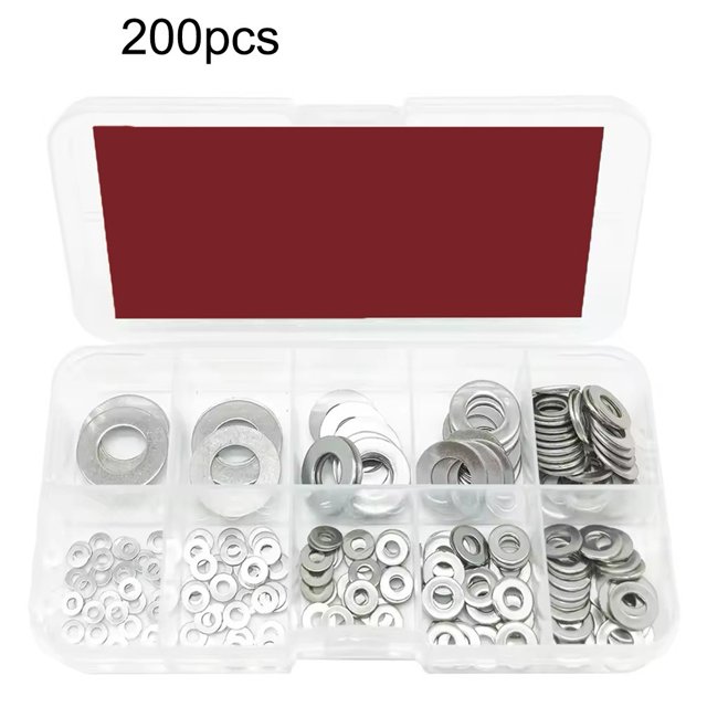 910 Pcs/200 Pcs Entretoise Plate en Acier Inoxydable Kit de Fixation pour Laveuse en Métal