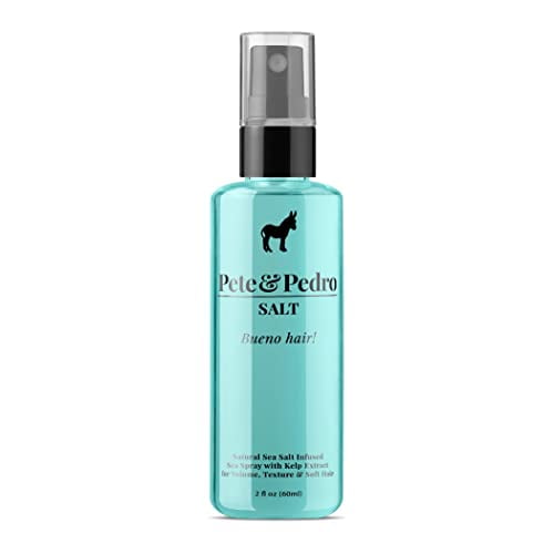 Pete & Pedro SALT - Natural Sea Salt Spray for Hair Men & Women Adds Instant Volume Texture Thickness & Light Hold | Texturizing & Thickening | As Seen on Shark Tank 2.0 oz.