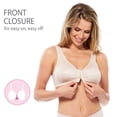thumbnail image 4 of Carole Martin Soutien-gorge de Confort Pleine Liberté Sans Armatures à Fermeture avant Style 7218 Ensemble de 3 - Rouge 38, 4 of 27