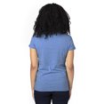 thumbnail image 2 of T-Shirt à Manches Courtes Col en V pour Femmes - ROYAL HEATHER - S, 2 of 3